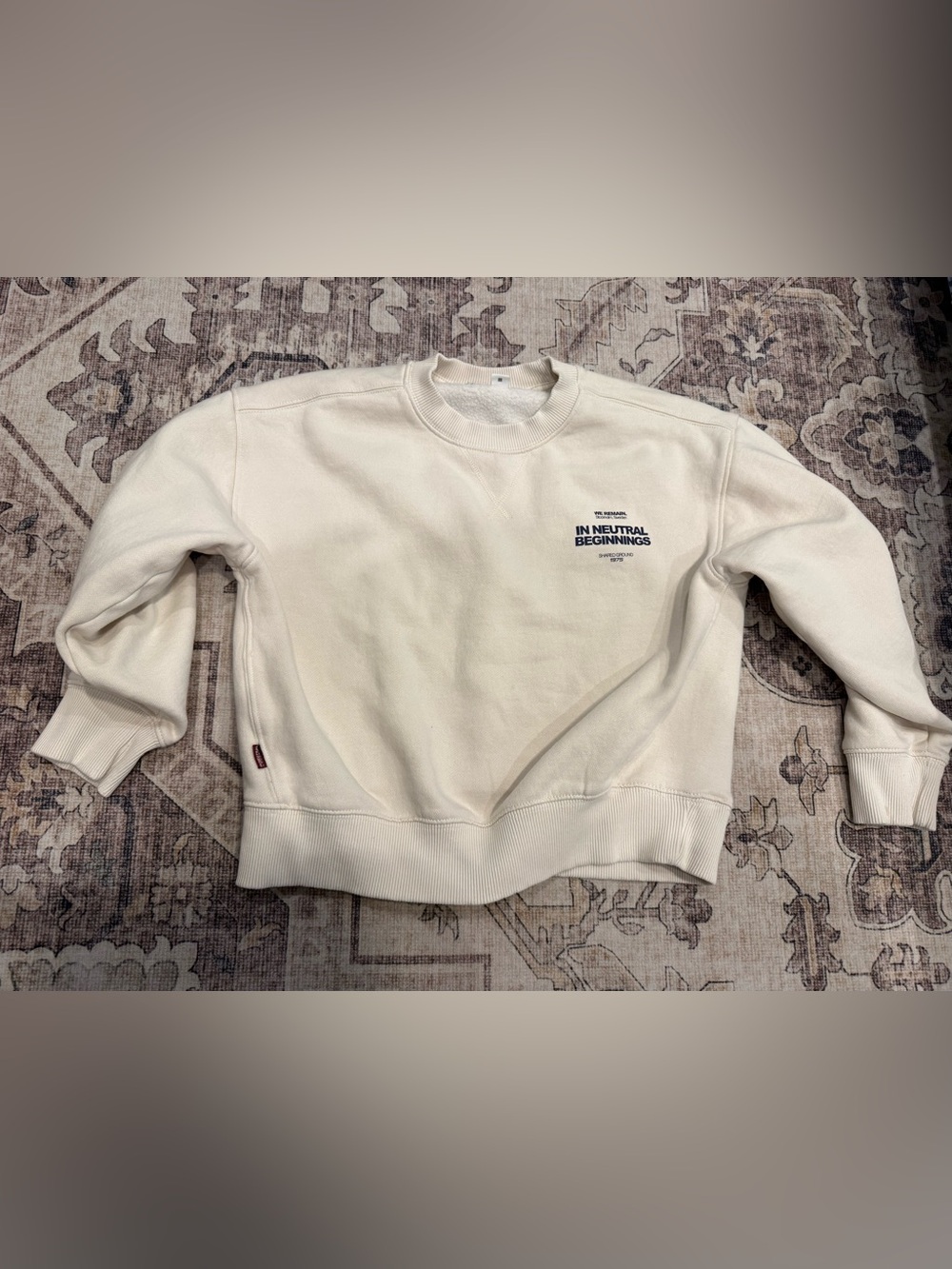 Zara neutral beginnings crewneck-9-10 years